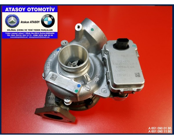 MERCEDES W639 VİANO TURBO 6510900186 - 6510901180 - 6519060200 - 6511530094 A6510900186 A6510901180 A6519060200 A6511530094 A 651 090 01 86 A 651 090 11 80 A 651 906 02 00 A 651 153 00 94 VİTO EURO5 TURBO